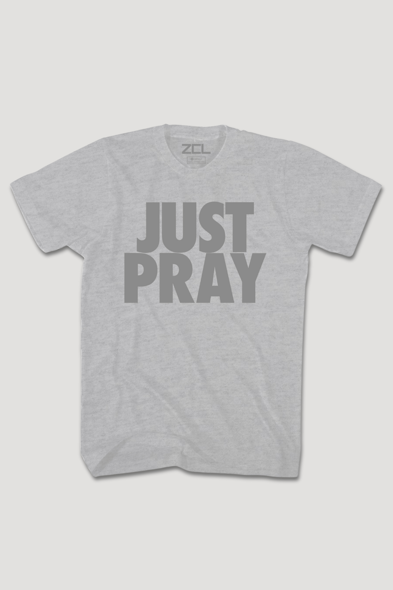 Just Pray Tee (Gray Logo)