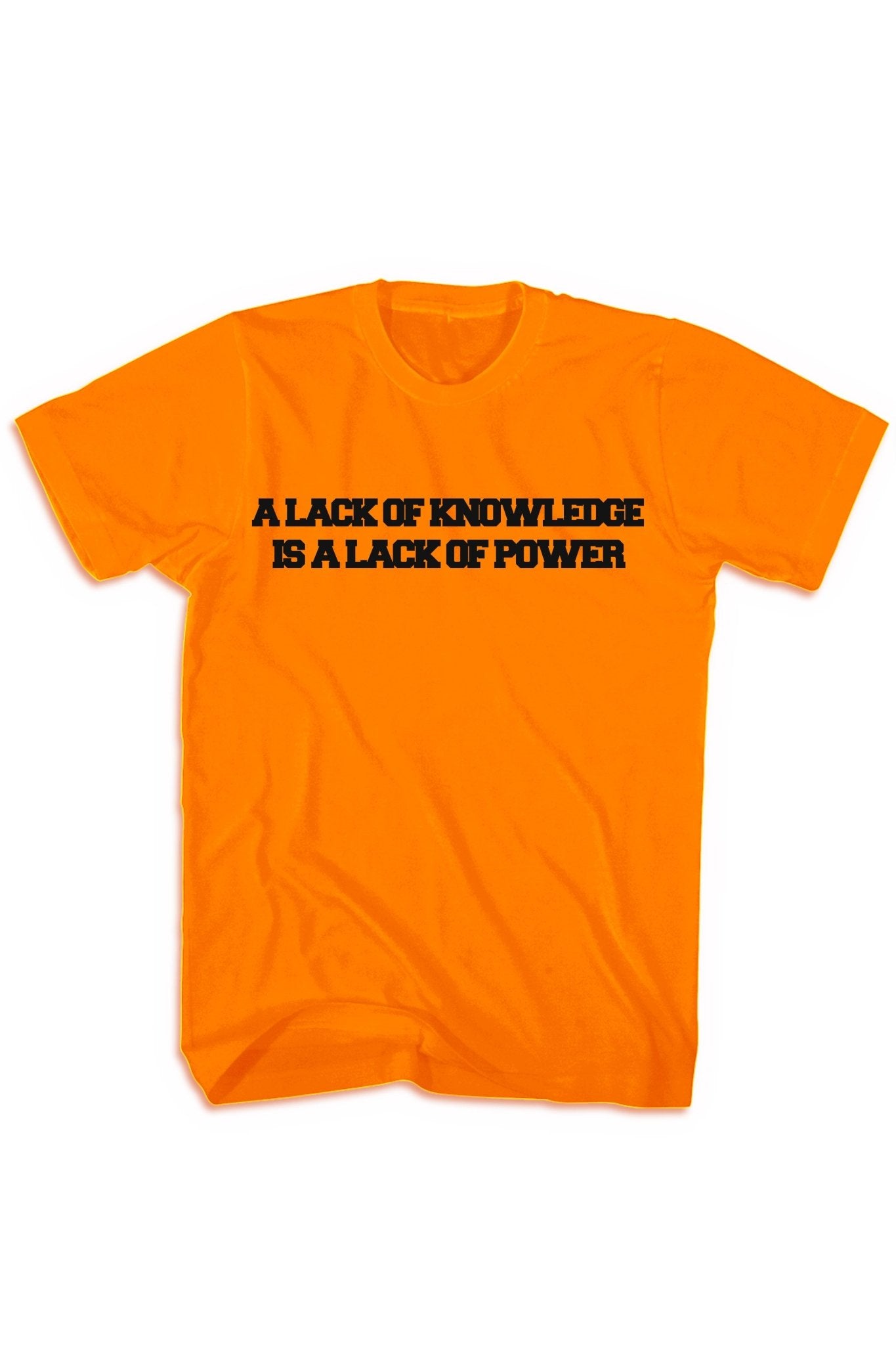Knowledge & Power Tee (Black Logo)