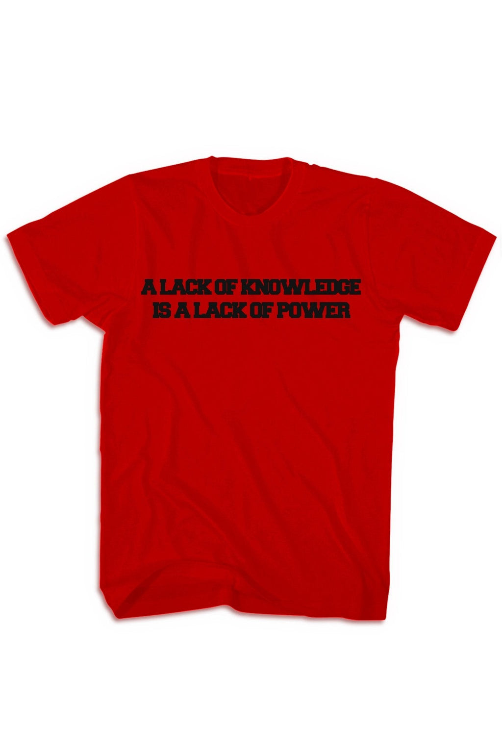 Knowledge & Power Tee (Black Logo)