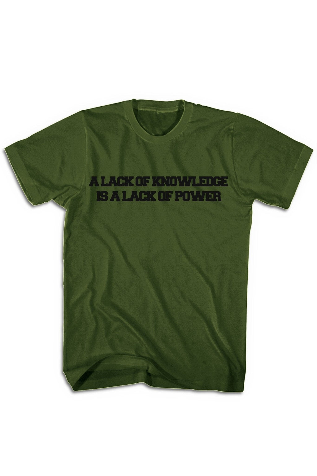Knowledge & Power Tee (Black Logo)