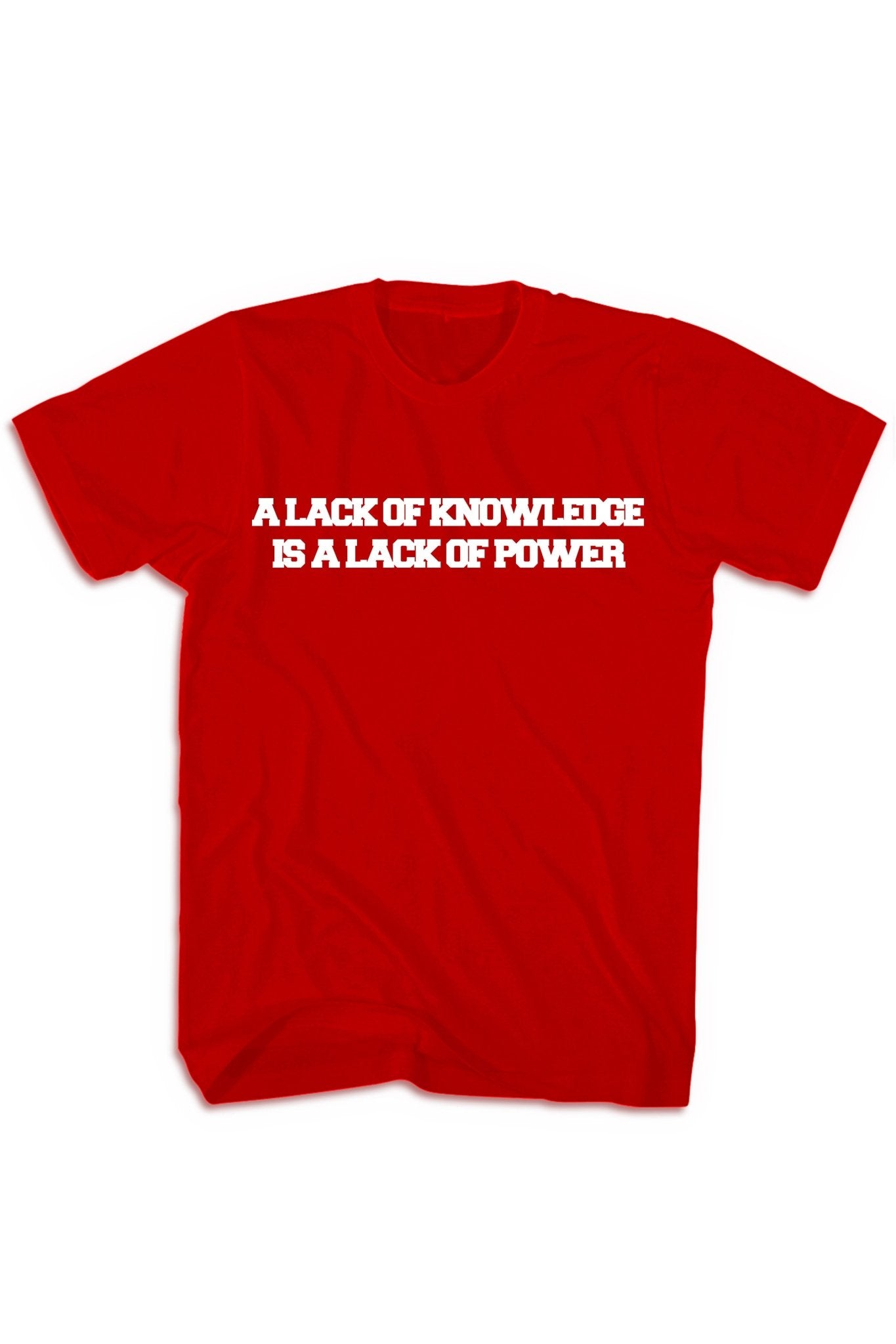 Knowledge & Power Tee (White Logo)