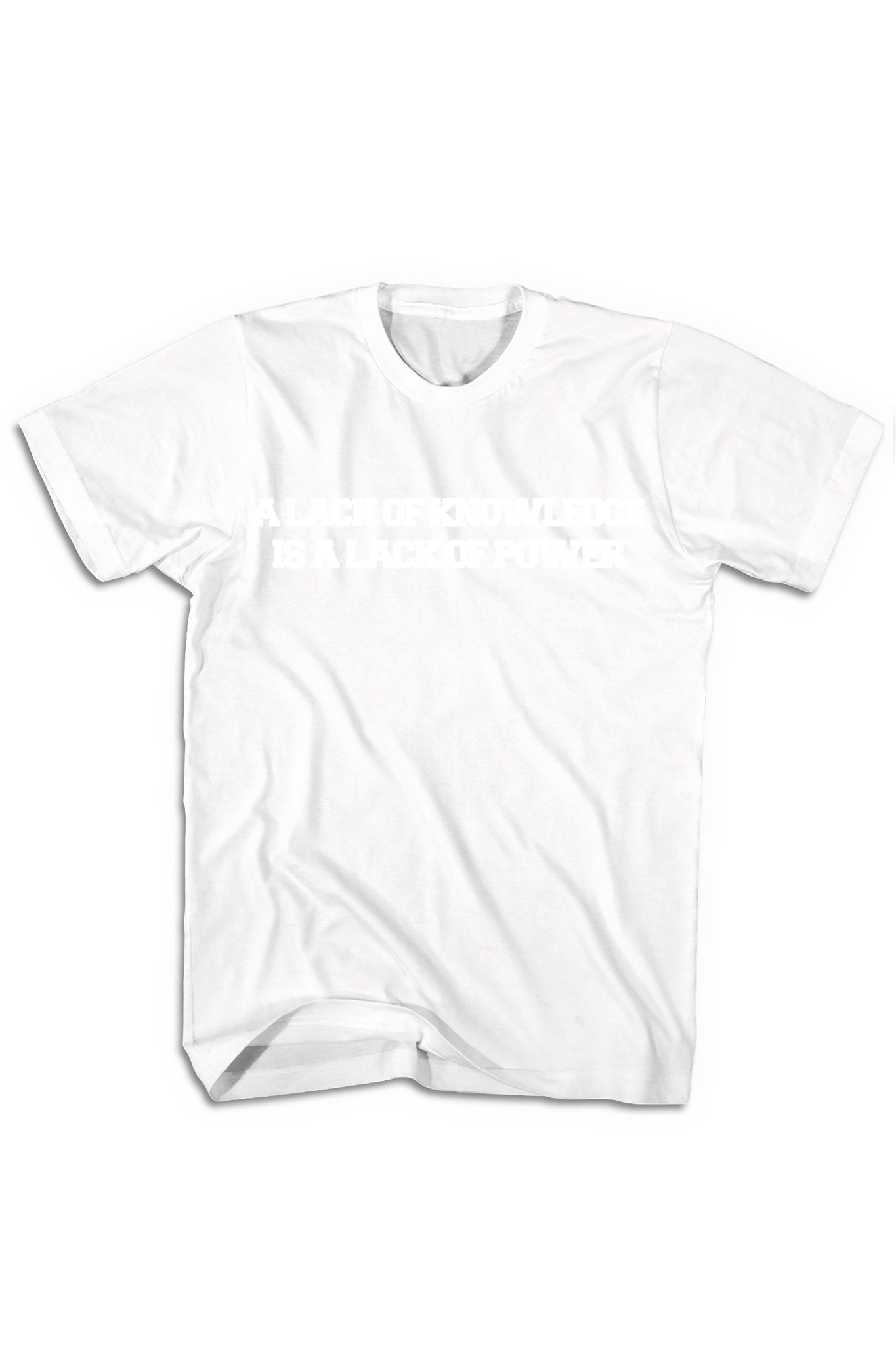 Knowledge & Power Tee (White Logo)