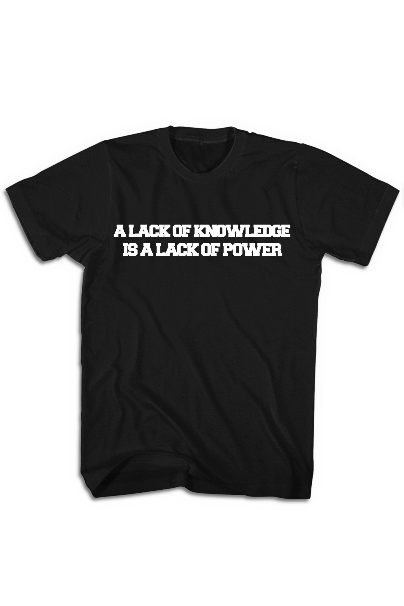 Knowledge & Power Tee (White Logo)
