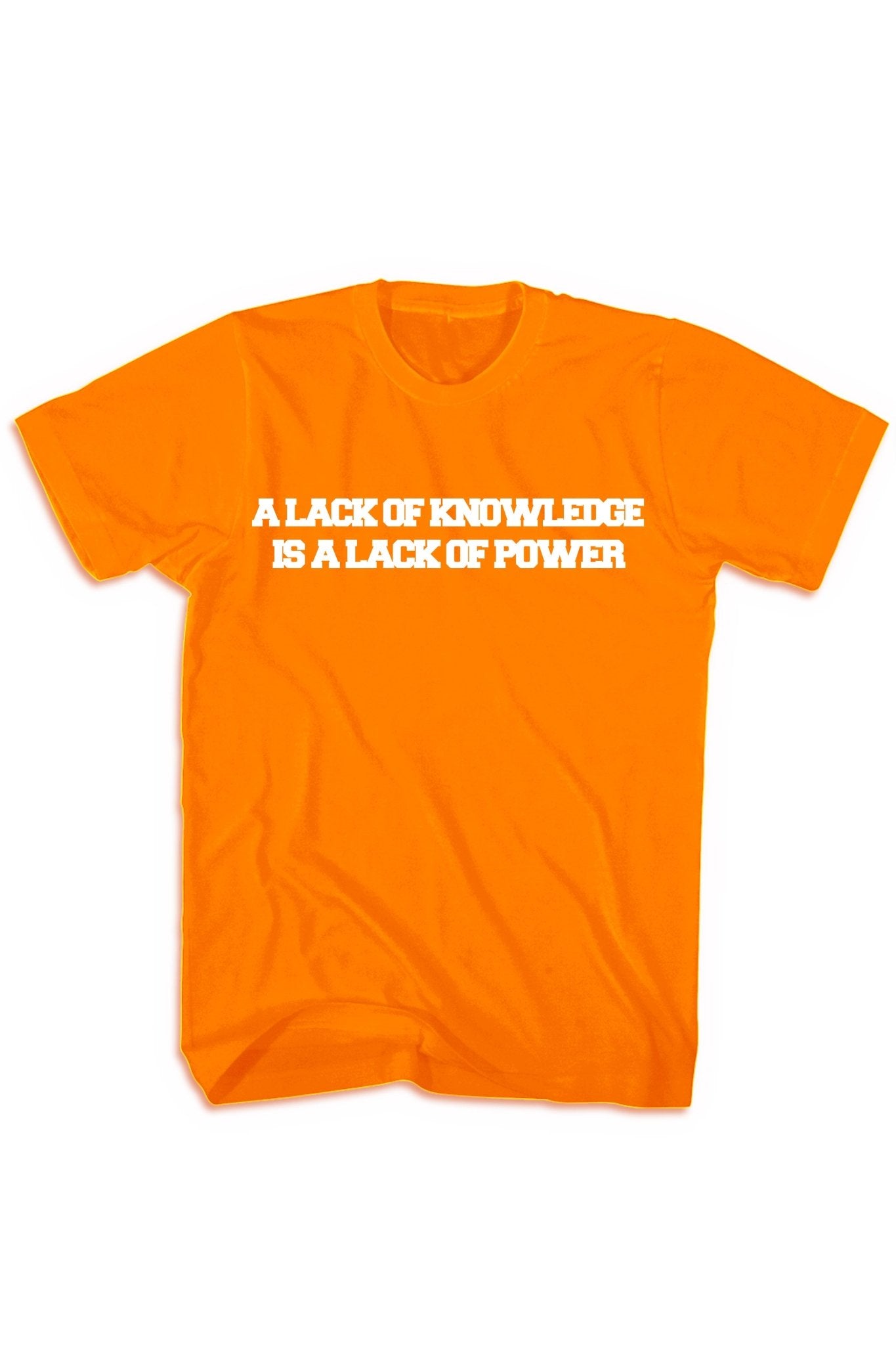 Knowledge & Power Tee (White Logo)