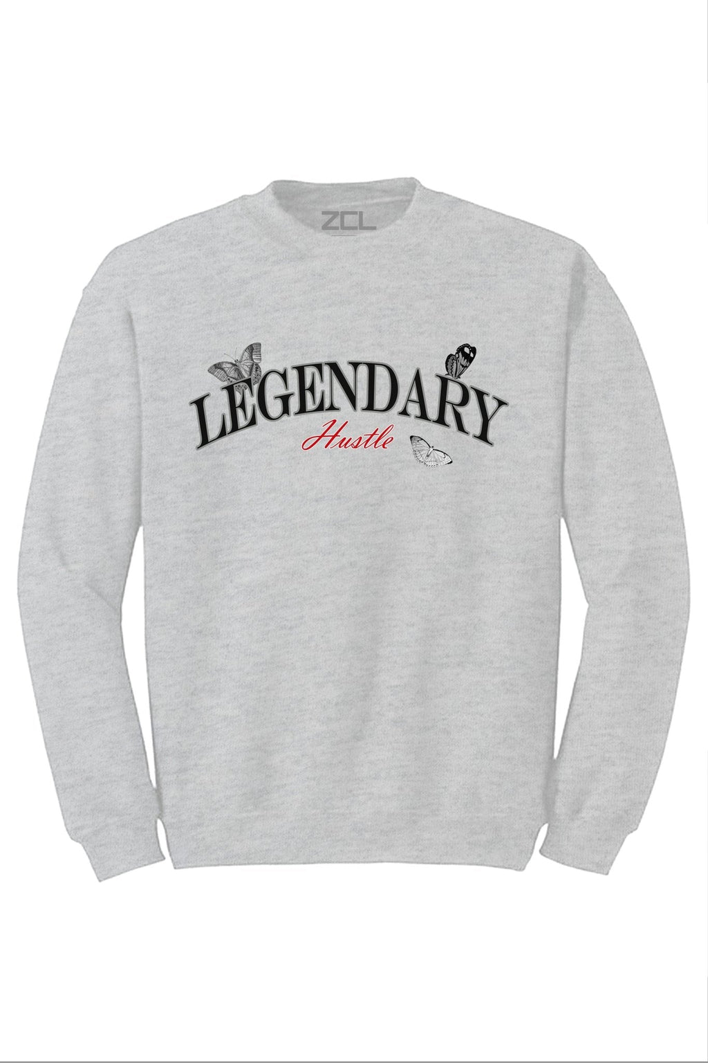 Legendary Crewneck Sweatshirt (Playoffs - Particle Grey Logo)