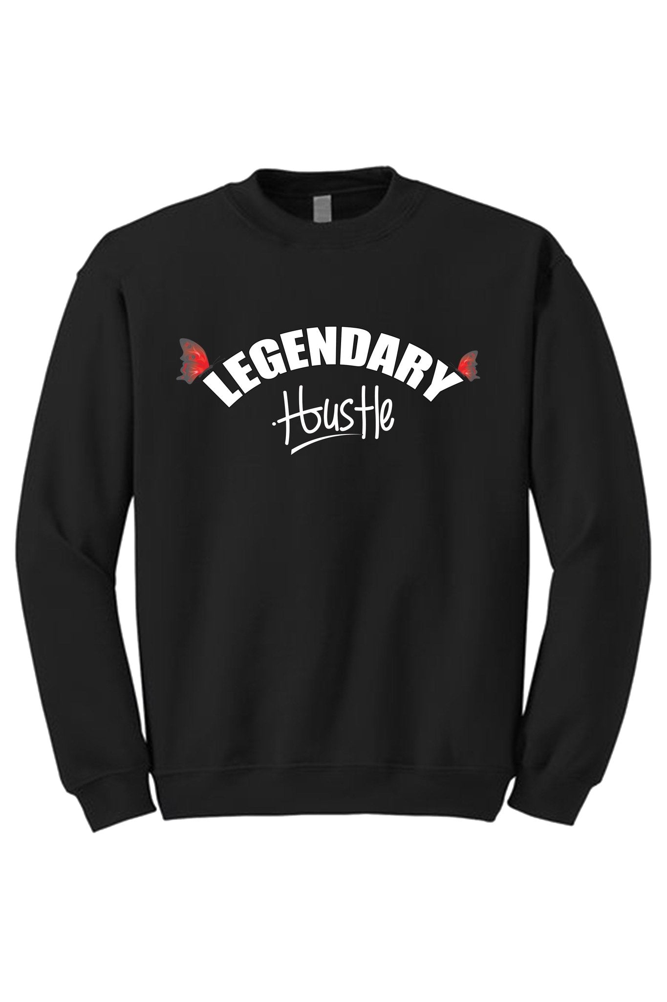 Legendary Hustle Crewneck Sweatshirt (White Logo)