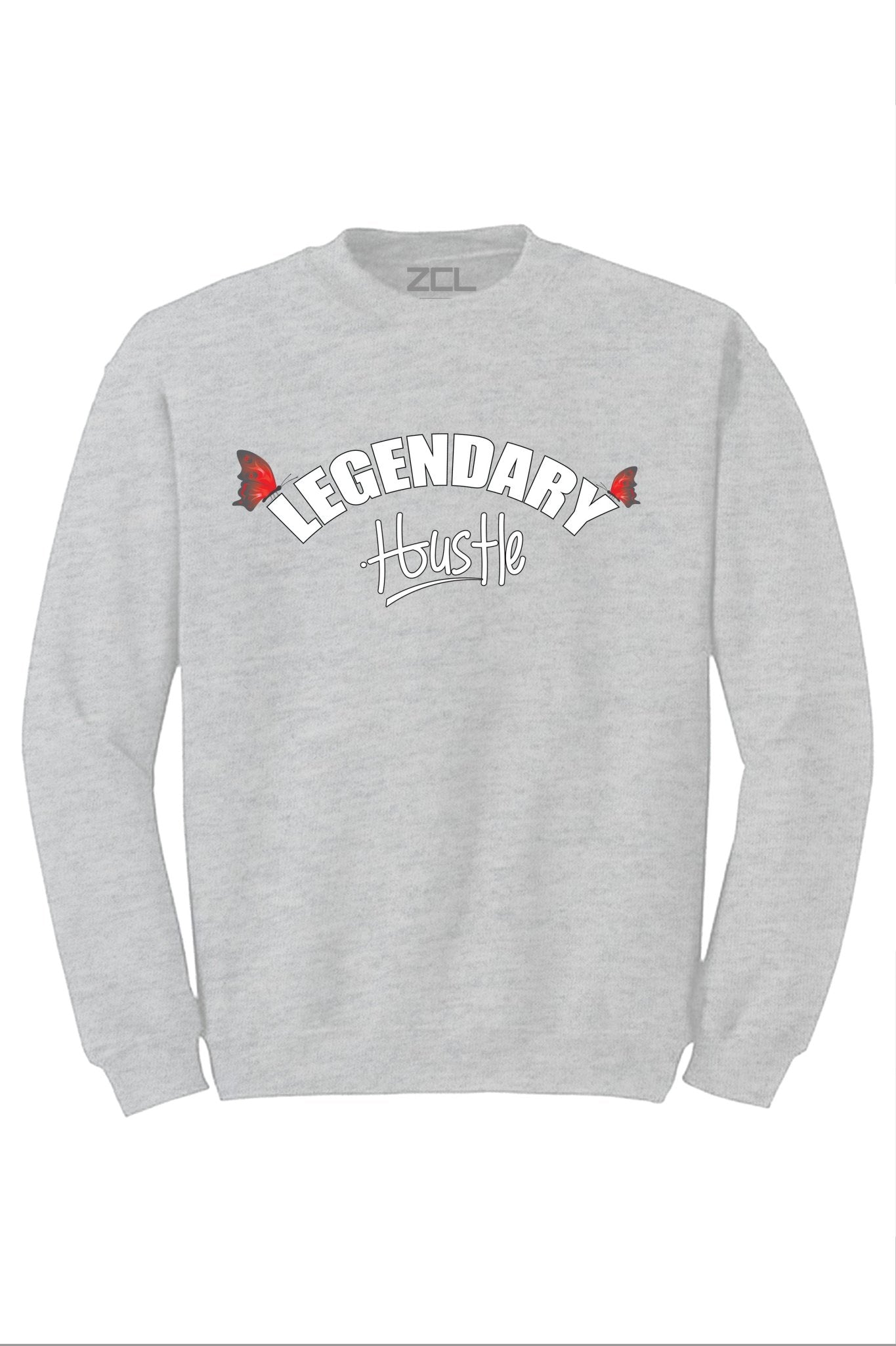 Legendary Hustle Crewneck Sweatshirt (White Logo)