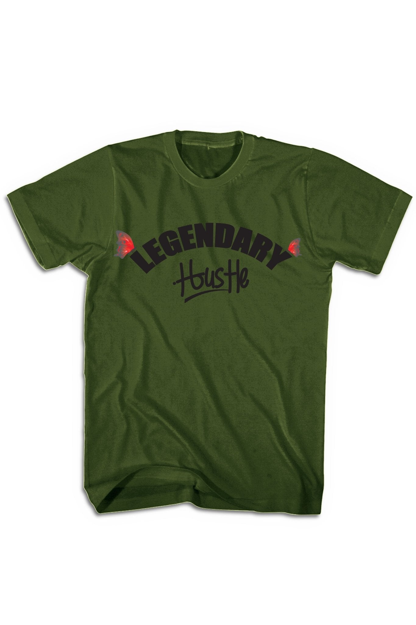 Legendary Hustle Tee (Black Logo)