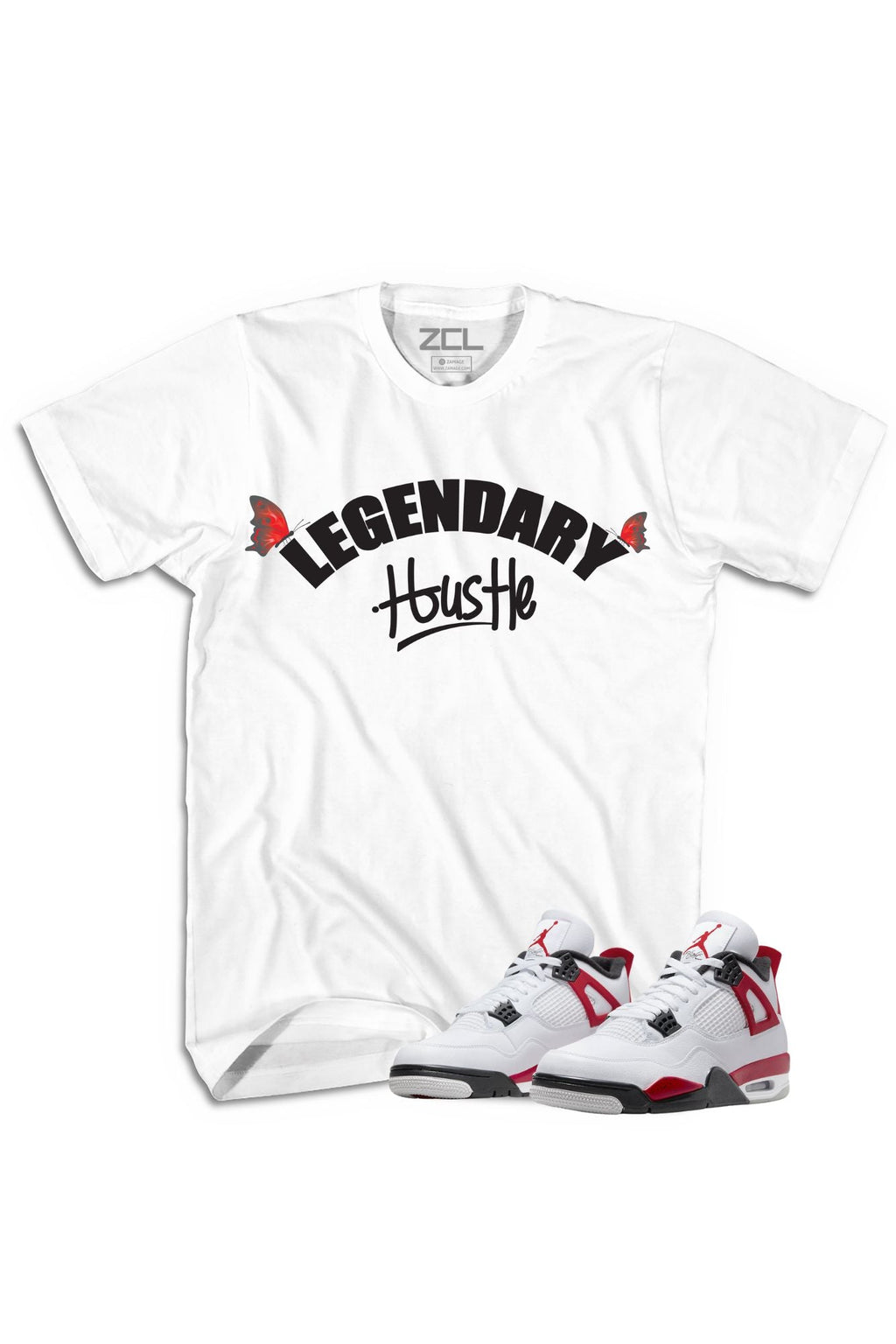 Legendary Hustle Tee (Black Logo)