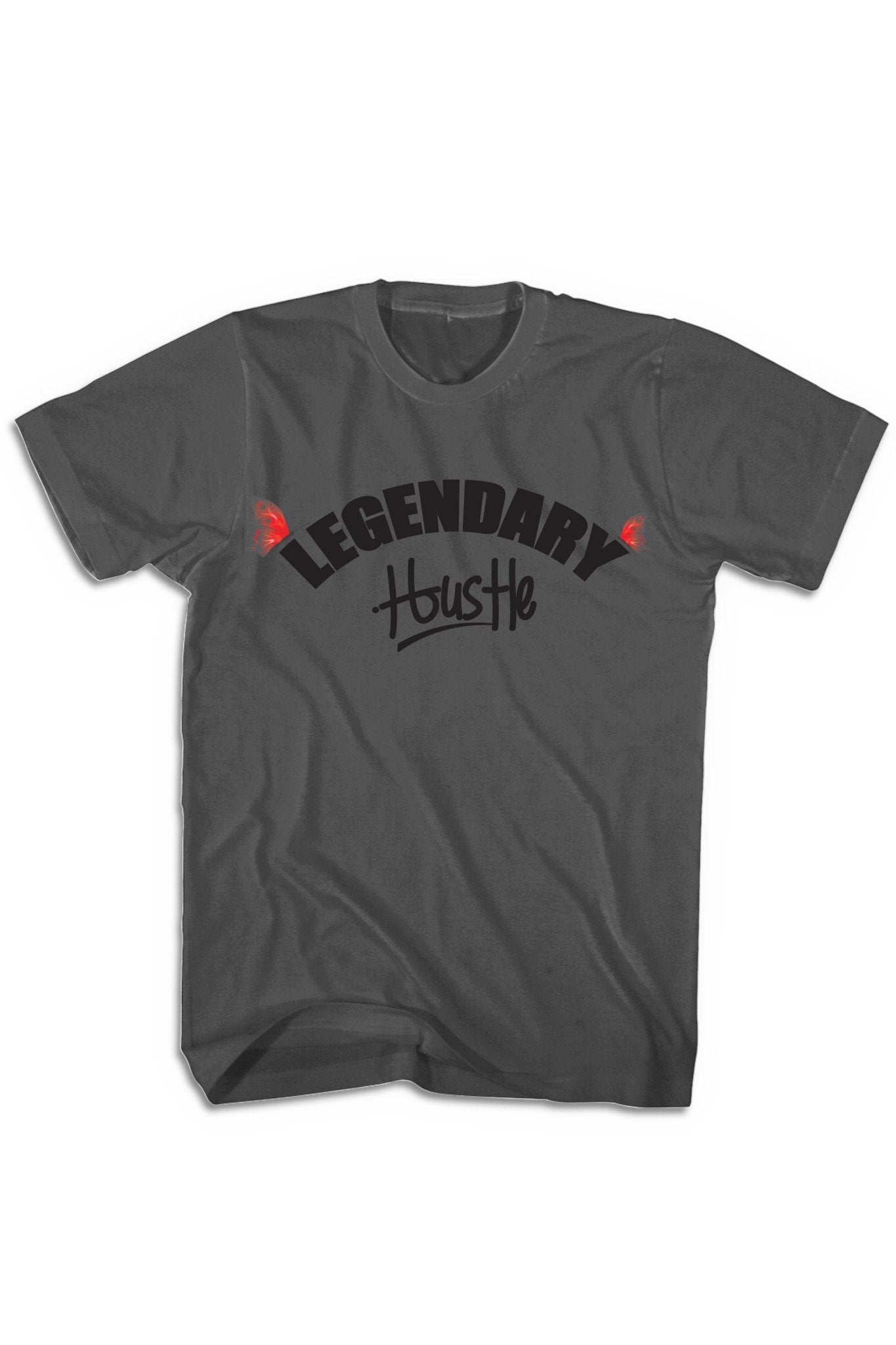 Legendary Hustle Tee (Black Logo)