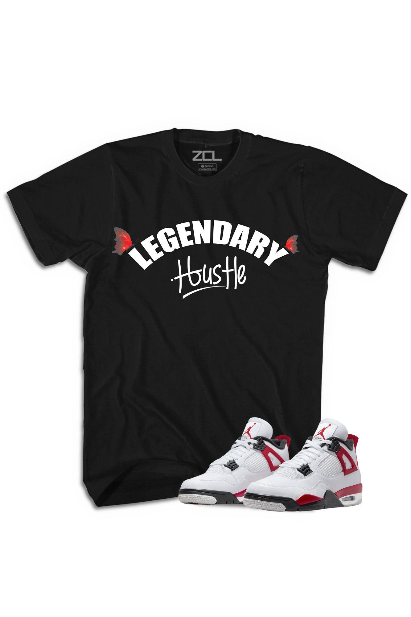 Legendary Hustle Tee (White Logo)