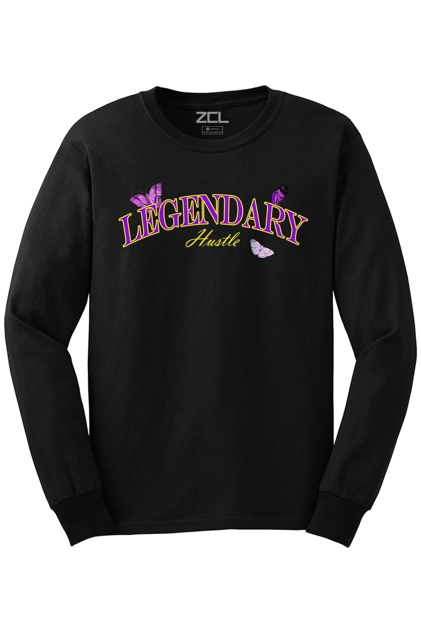 Legendary Long Sleeve Tee (Purple - Gold Logo)