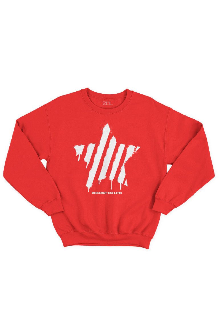 Like A Star Crewneck Sweatshirt (White Logo)