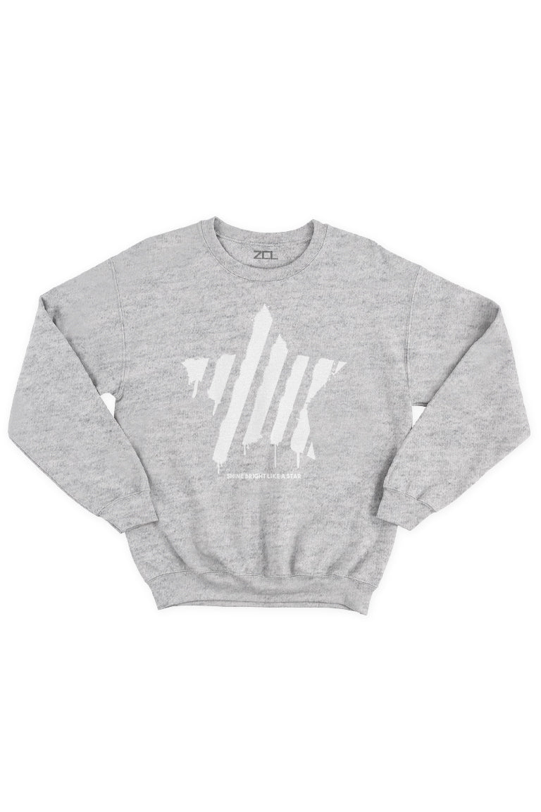 Like A Star Crewneck Sweatshirt (White Logo)