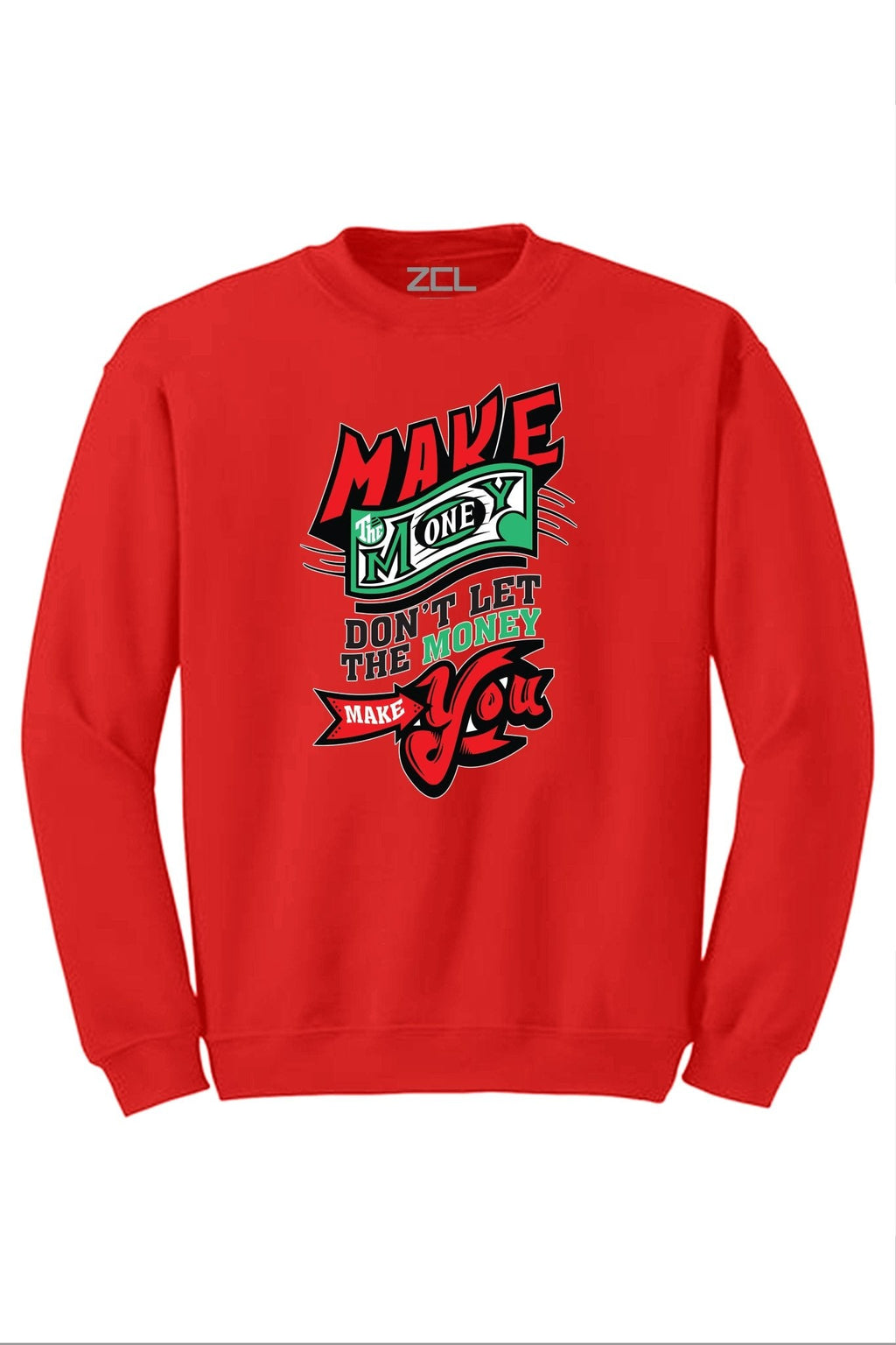 Make Money Crewneck Sweatshirt (Multi Color Logo)