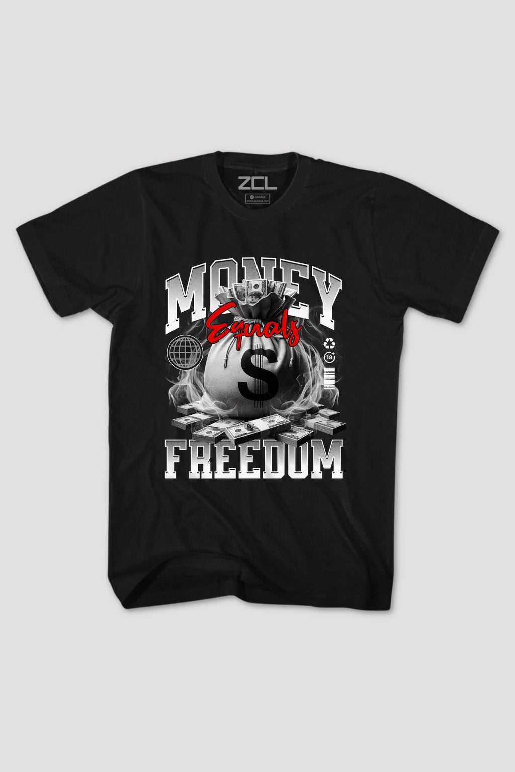 Money Freedom Tee (Multi Color Logo)