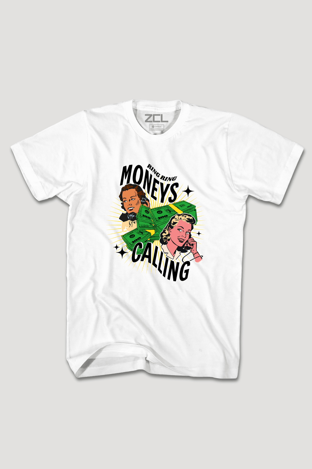 Moneys Calling Tee (Multi Color Logo)