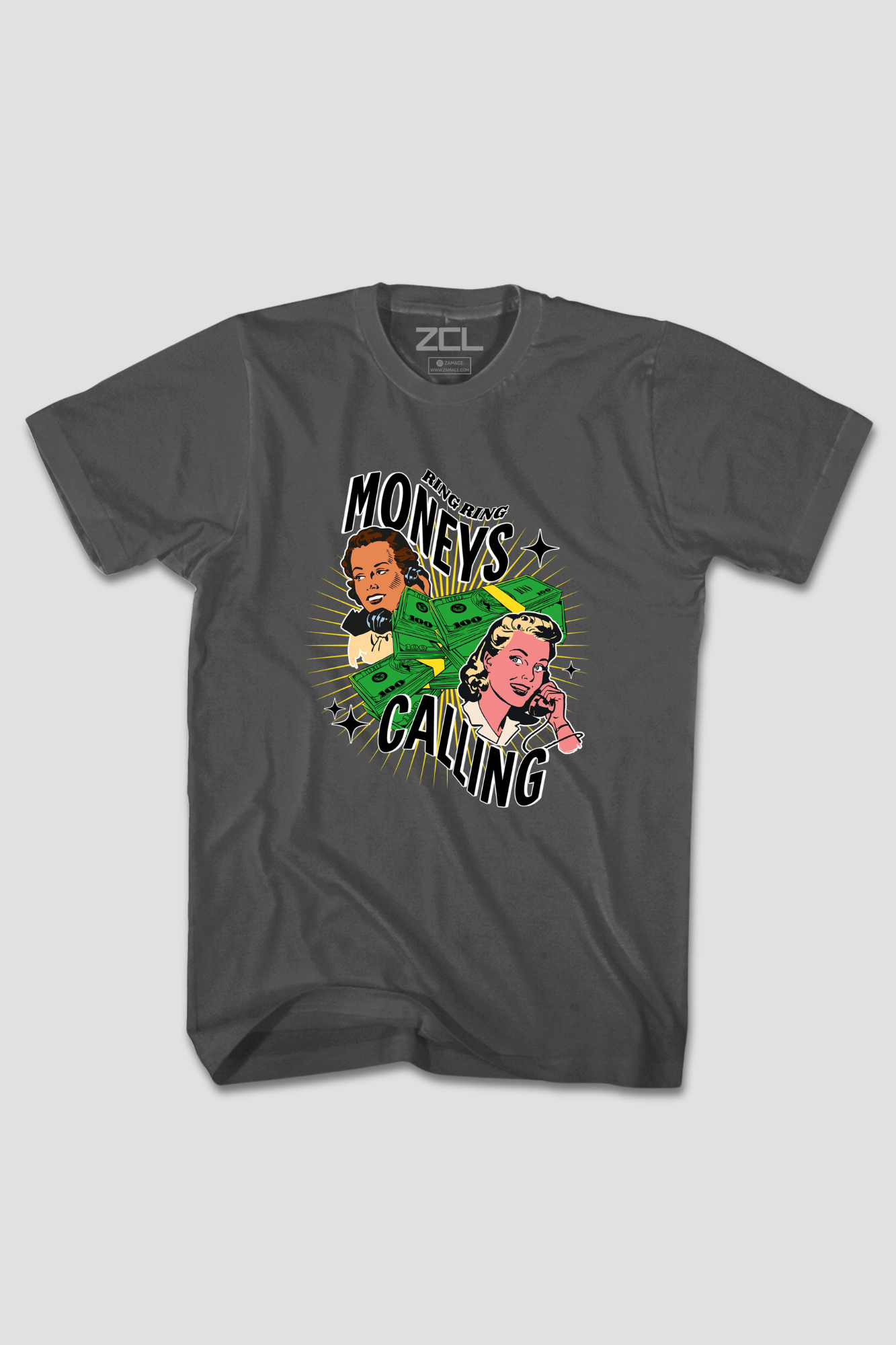 Moneys Calling Tee (Multi Color Logo)