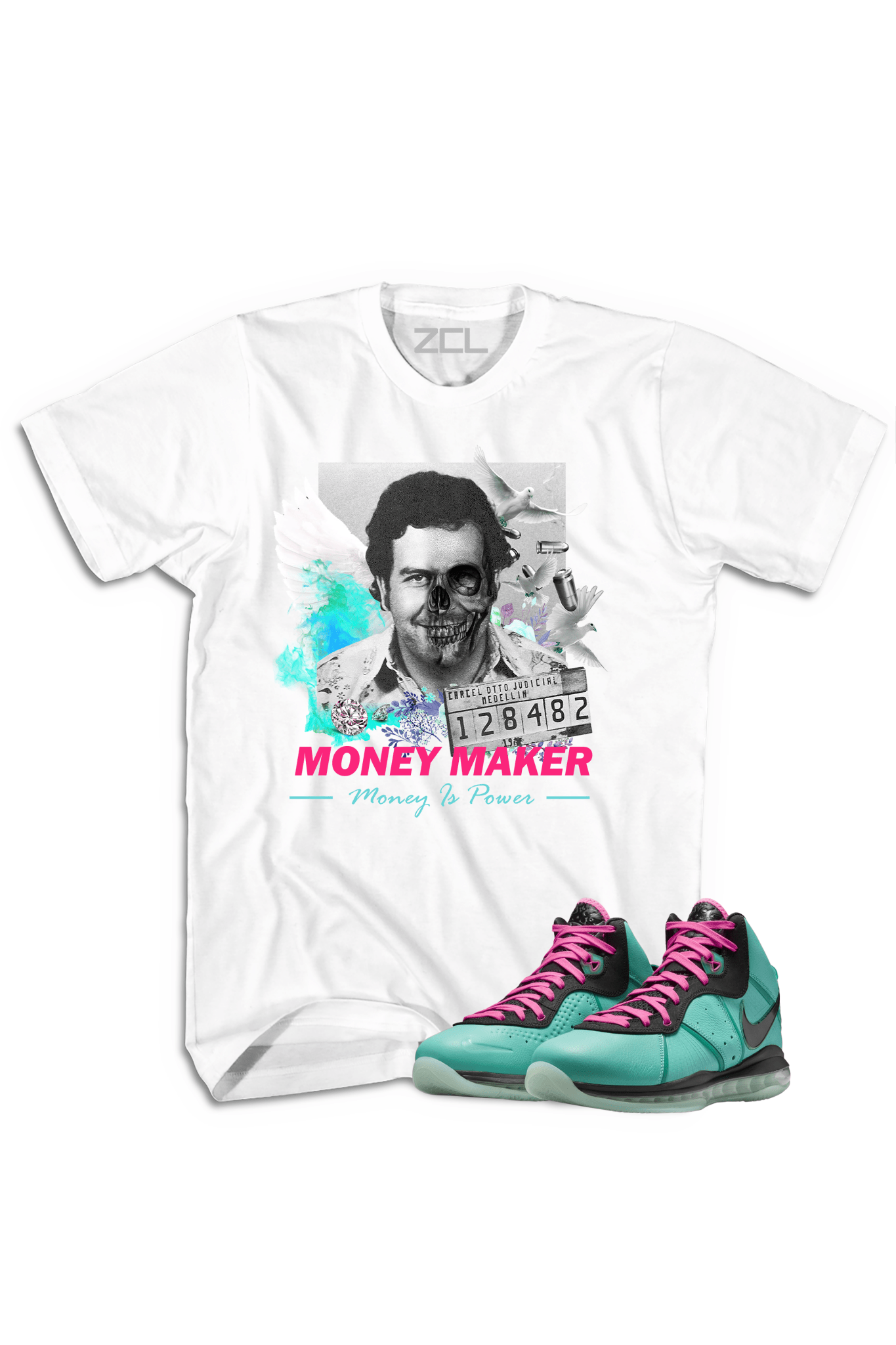 Nike Lebron 8 "Money Maker" Tee South Beach 2021