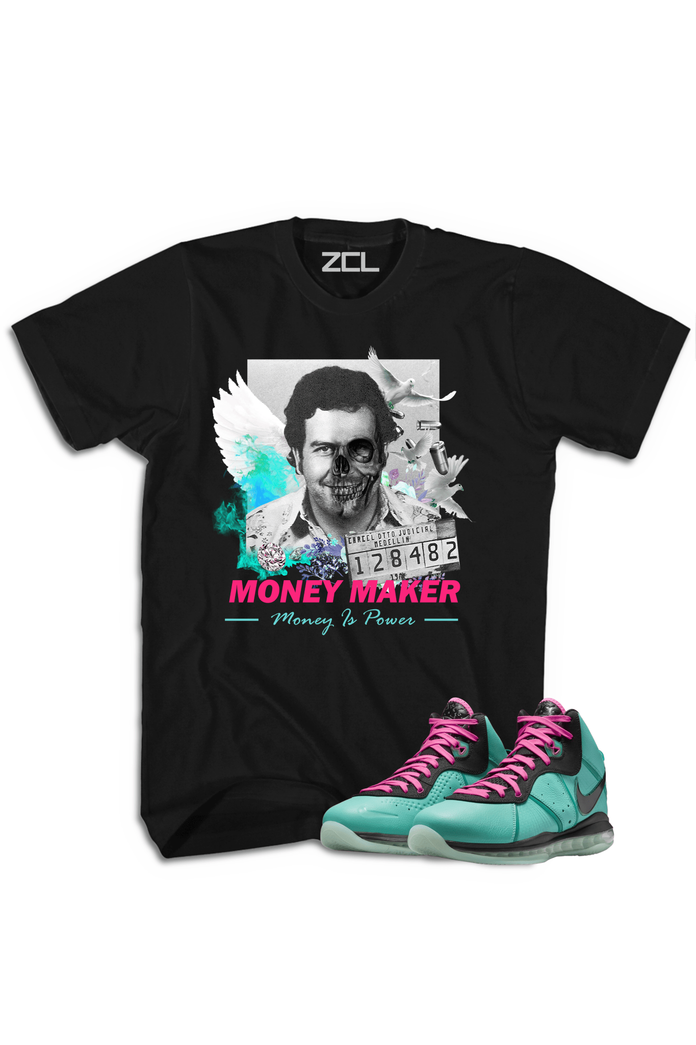 Nike Lebron 8 "Money Maker" Tee South Beach 2021