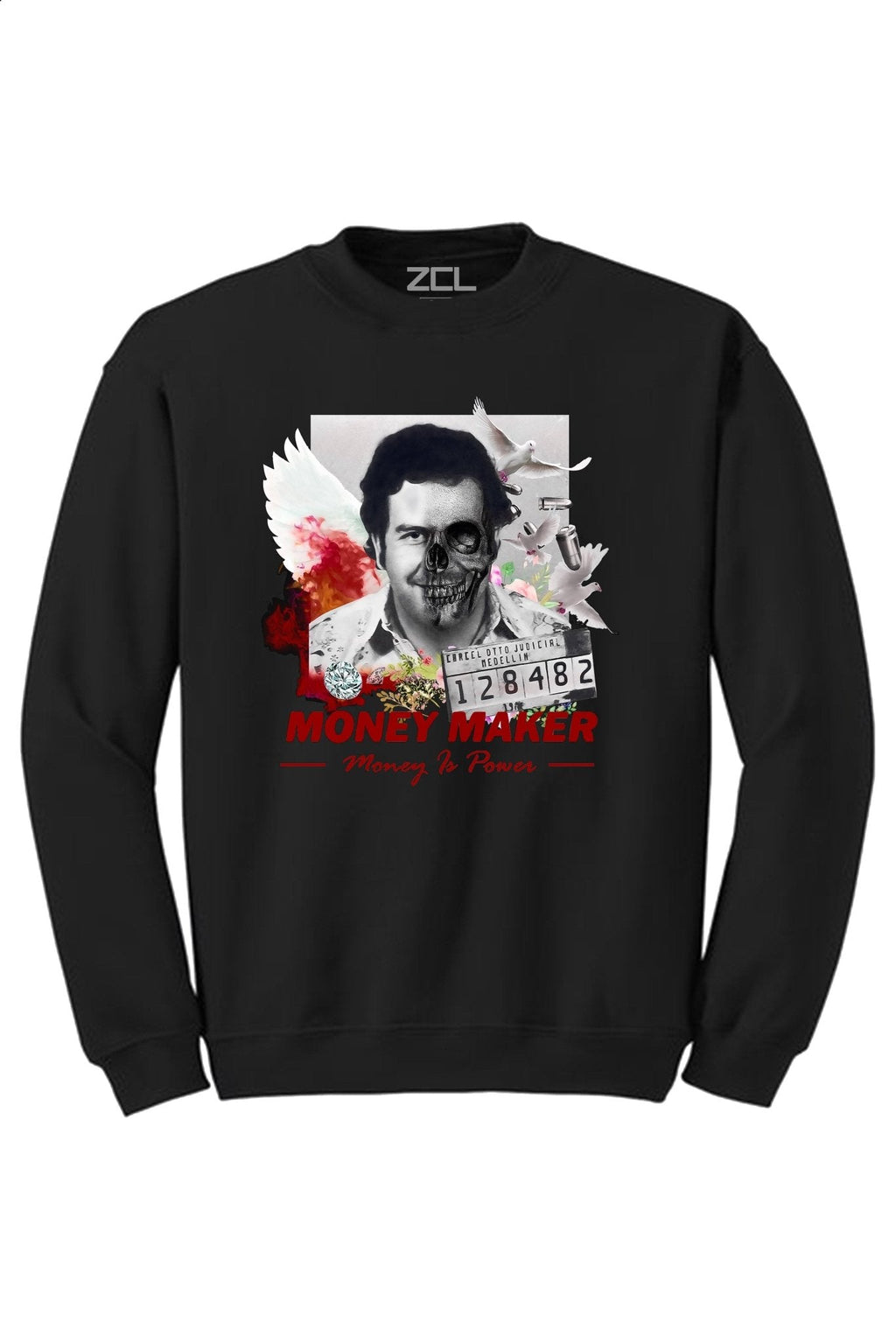 Official Money Maker Crewneck Sweatshirt (Red Logo) Limited