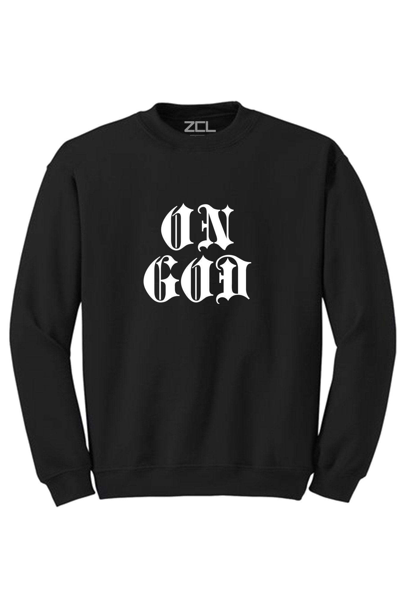 On God Crewneck Sweatshirt (White Logo)