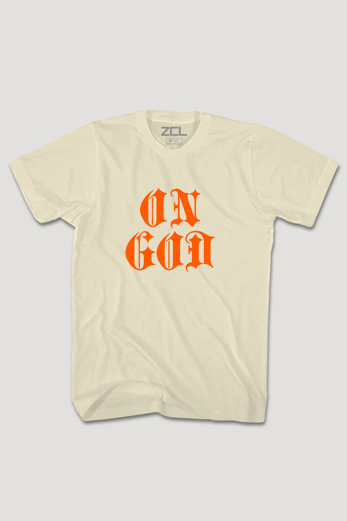 On God Tee (Orange Logo)