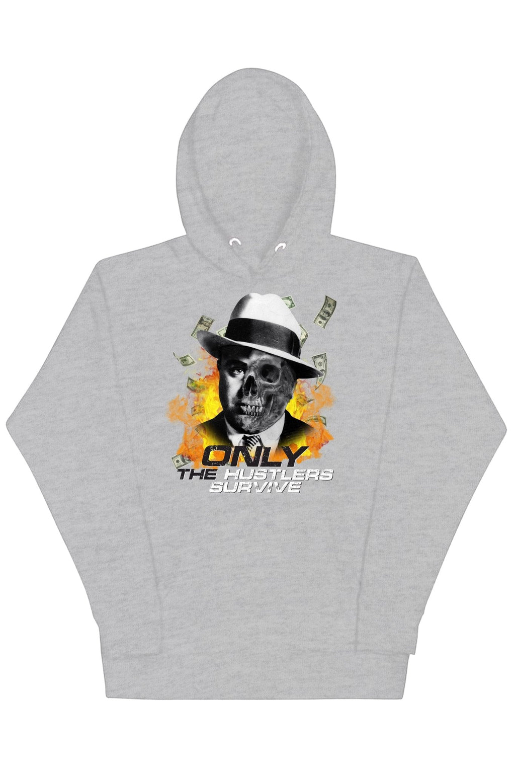 Only The Hustlers Survive Hoodie (Multi Color Logo)