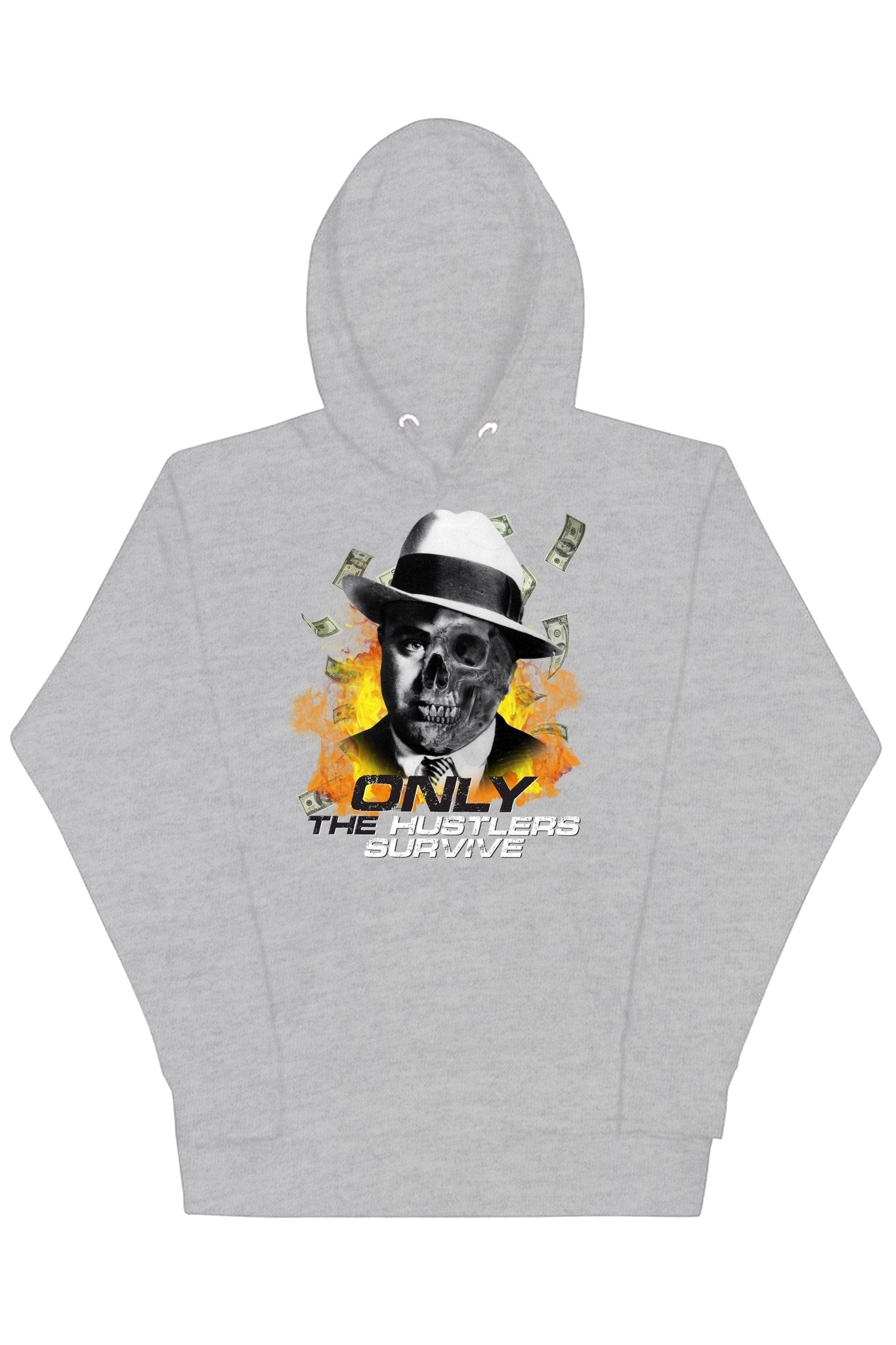 Only The Hustlers Survive Hoodie (Multi Color Logo)