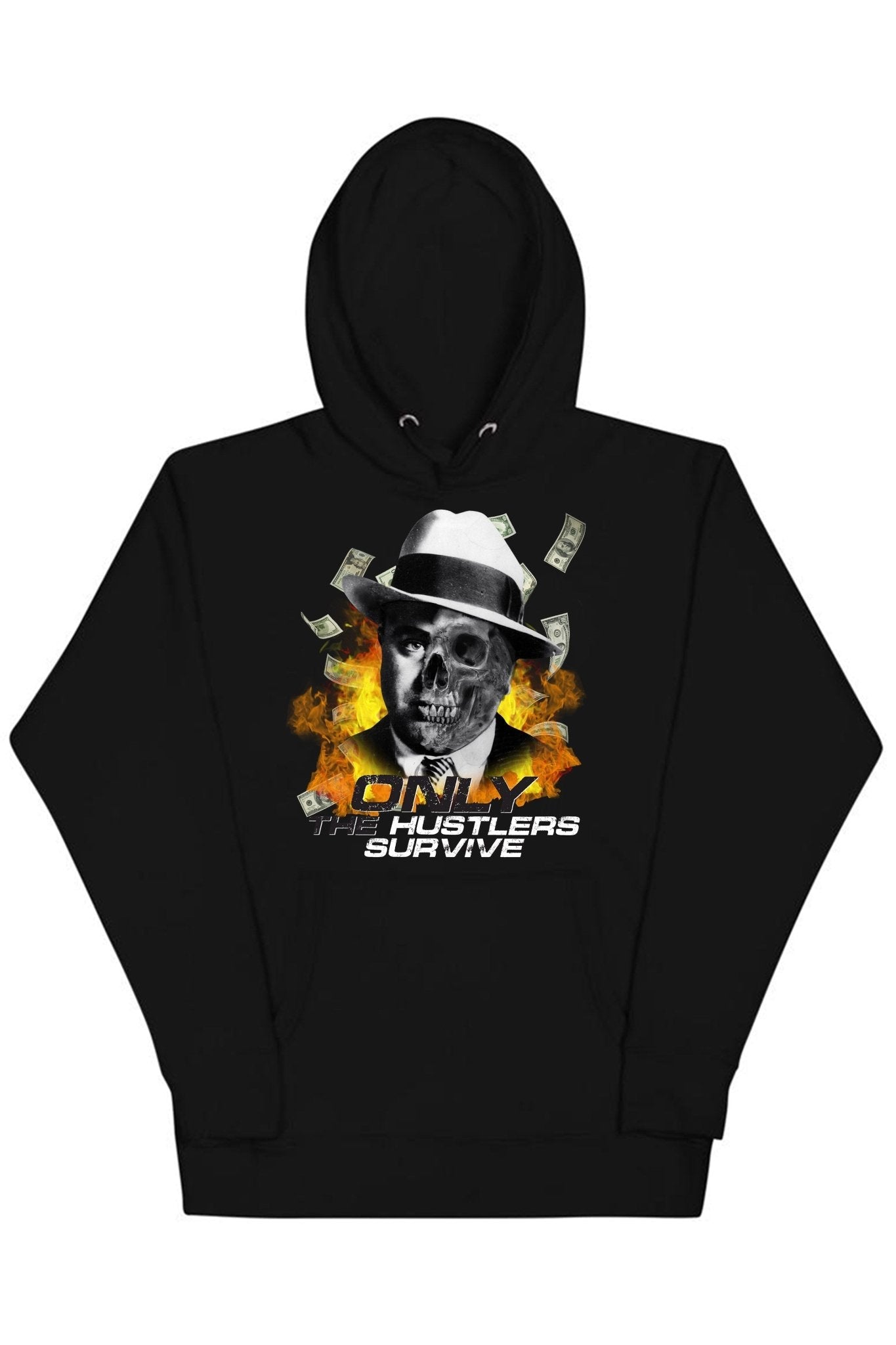 Only The Hustlers Survive Hoodie (Multi Color Logo)
