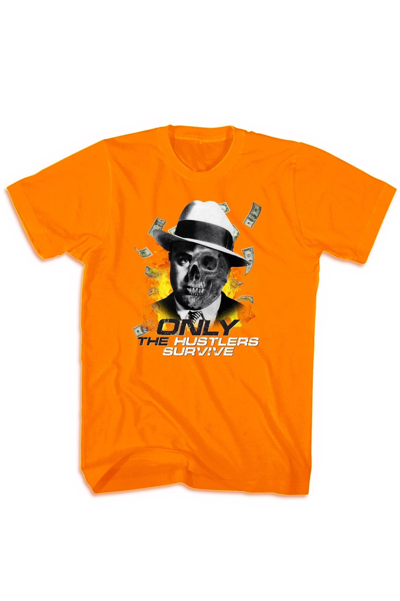 Only The Hustlers Survive Tee (Multi Color Logo)