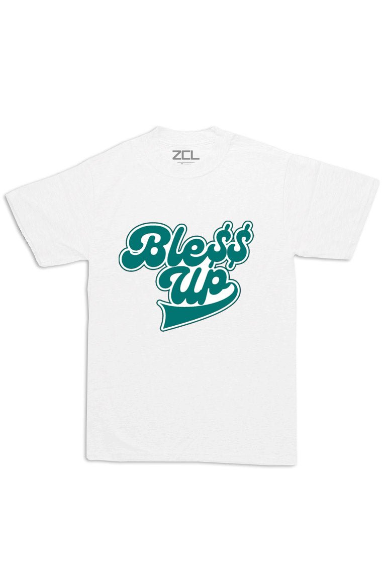 Oversized Bless Up Tee (White Logo)