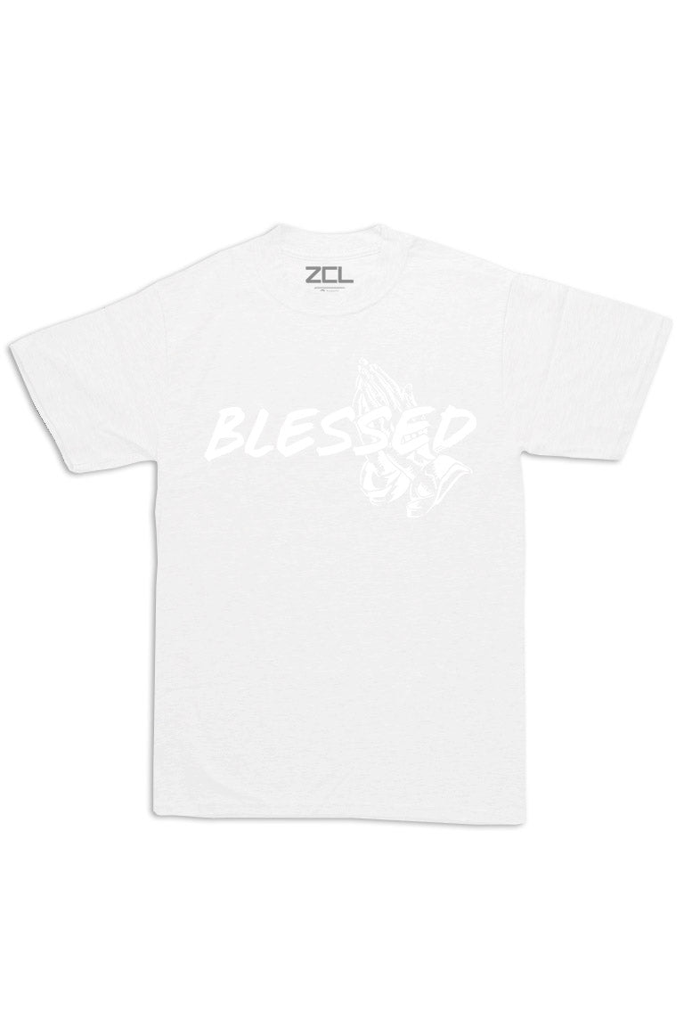 Oversized Blessed Tee (White Logo)