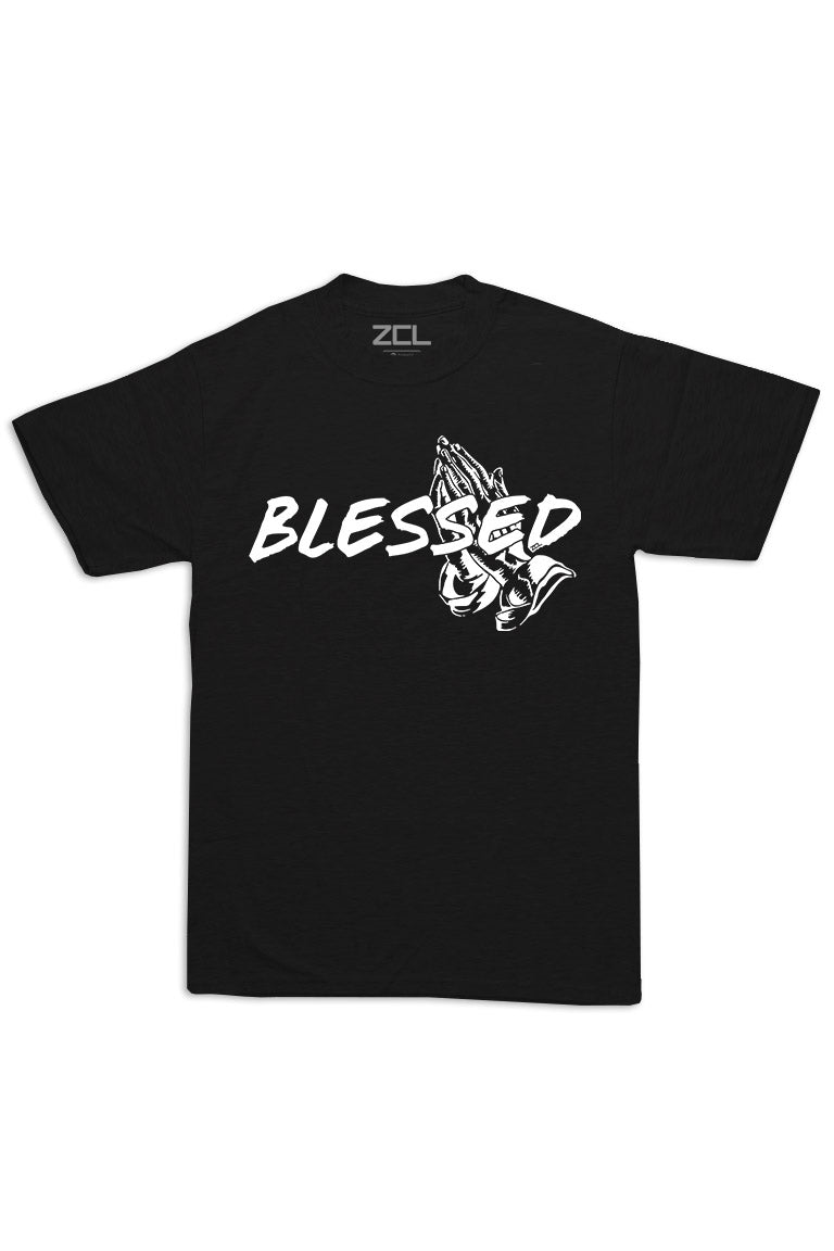 Oversized Blessed Tee (White Logo)