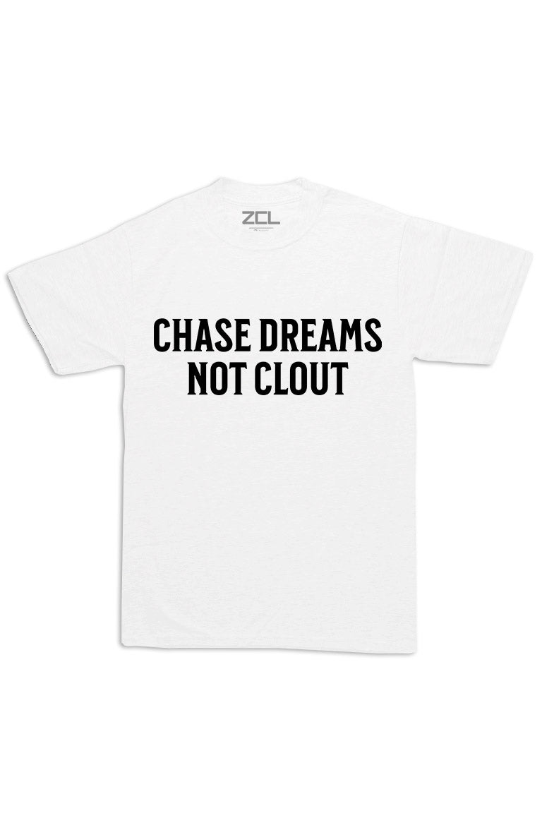 Oversized Chase Dreams Not Clout Tee (Black Logo)