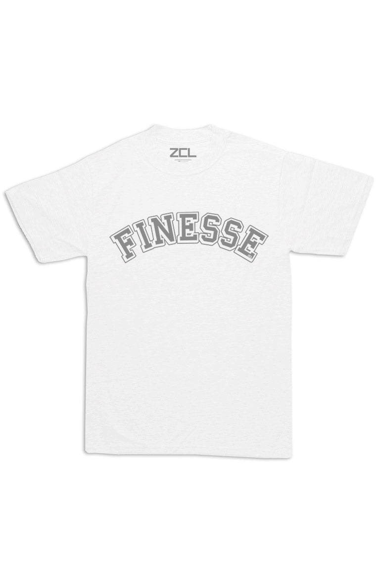 Oversized Finesse Tee (Grey Logo)