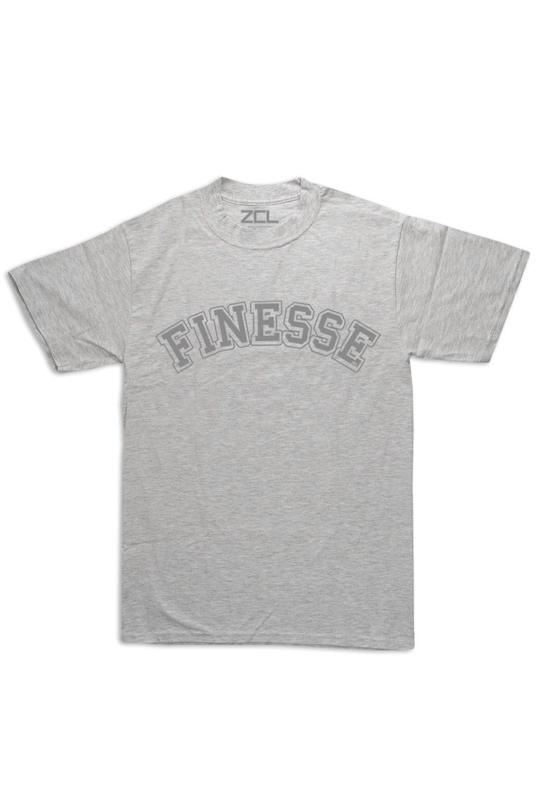 Oversized Finesse Tee (Grey Logo)