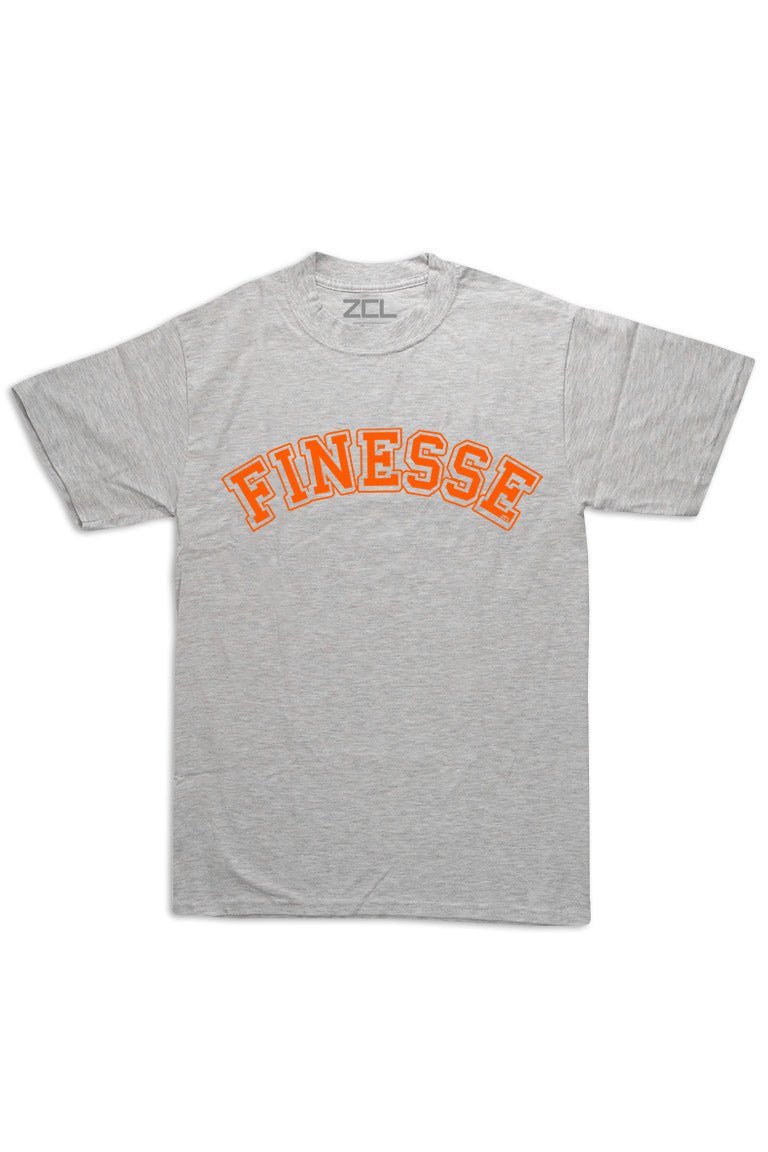 Oversized Finesse Tee (Orange Logo)