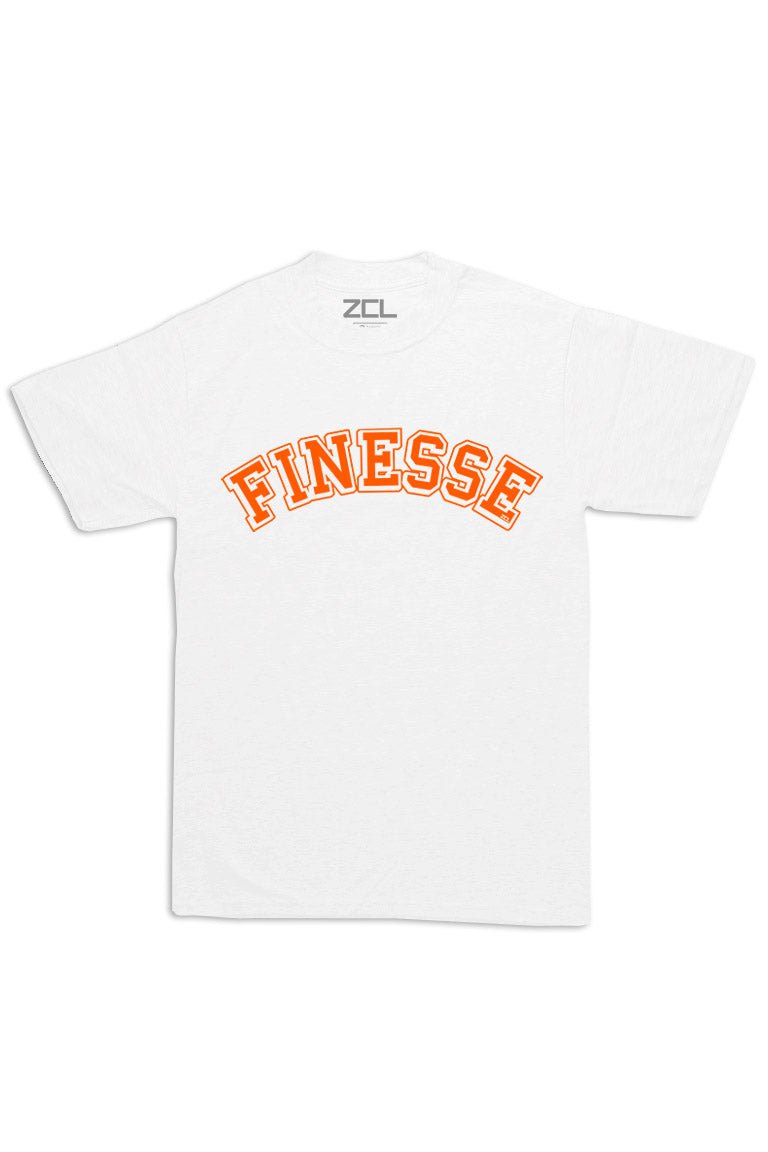 Oversized Finesse Tee (Orange Logo)