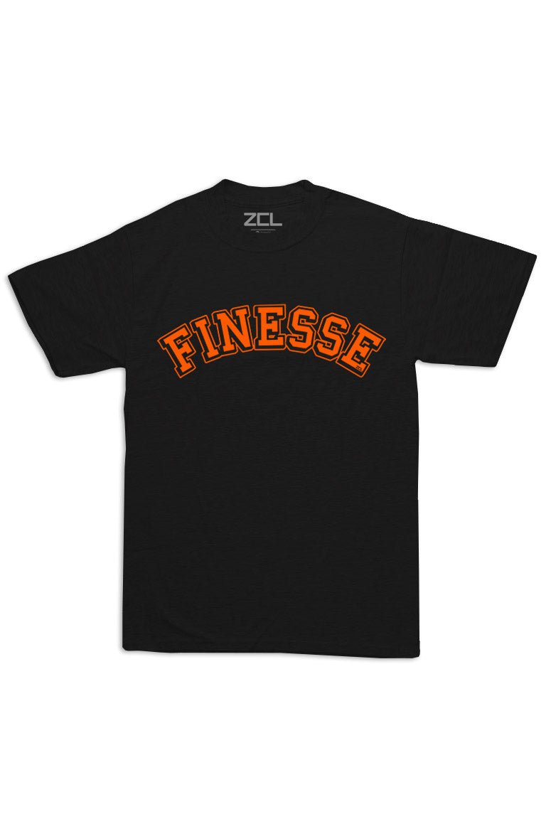 Oversized Finesse Tee (Orange Logo)