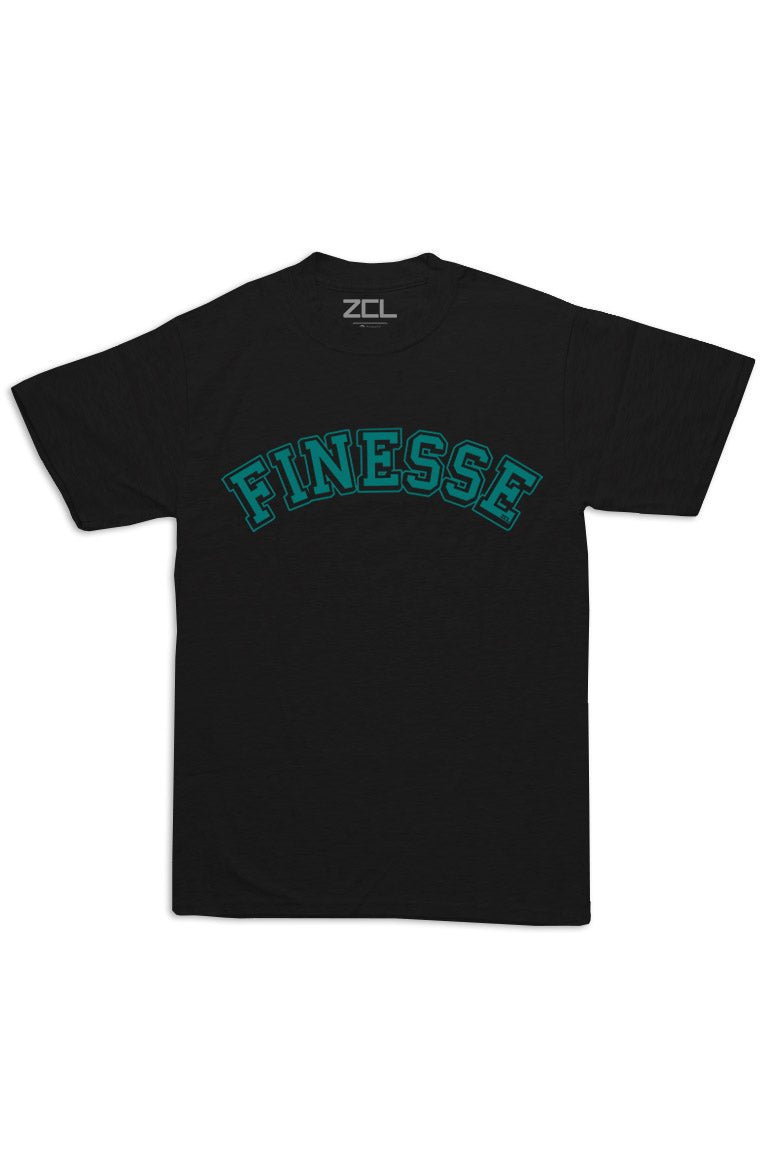 Oversized Finesse Tee (Teal Logo)
