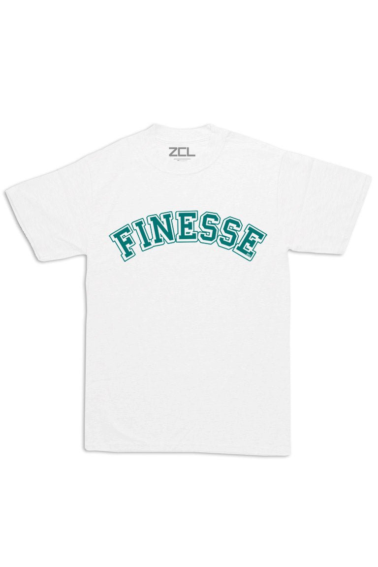 Oversized Finesse Tee (Teal Logo)