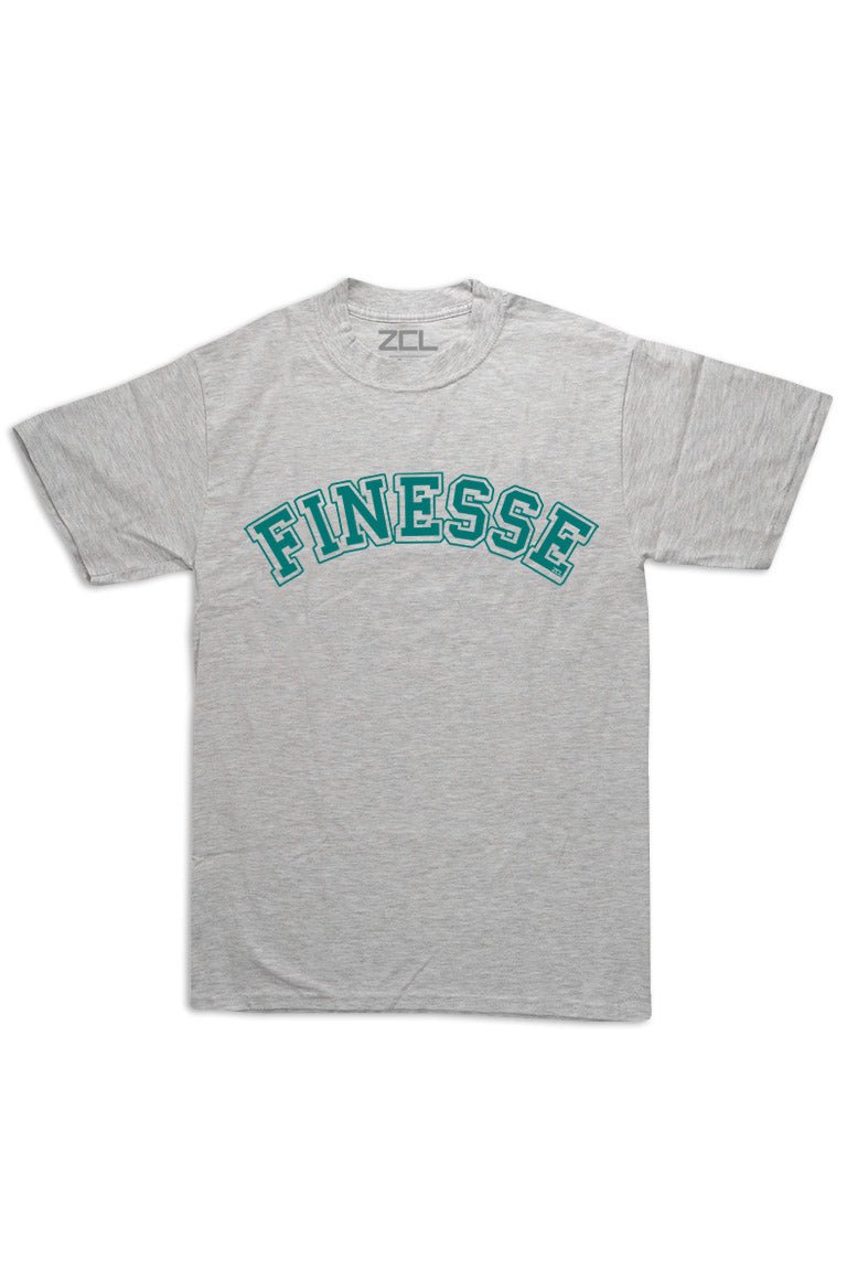 Oversized Finesse Tee (Teal Logo)