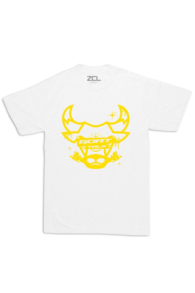 Oversized Goat Talk Tee (Yellow Logo)