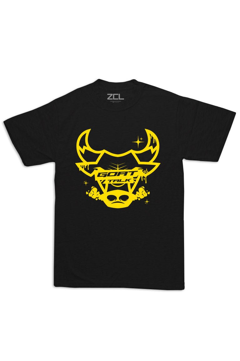 Oversized Goat Talk Tee (Yellow Logo)