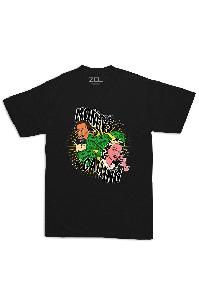 Oversized Moneys Calling Tee (Multi Color Logo)