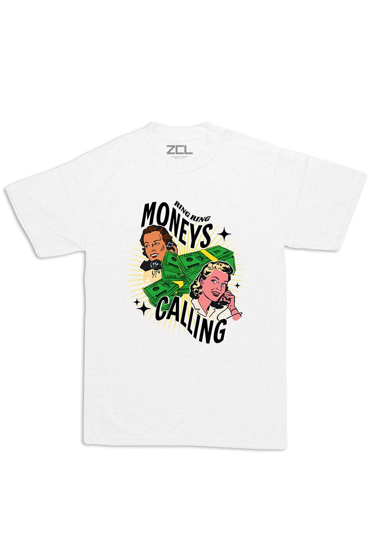 Oversized Moneys Calling Tee (Multi Color Logo)