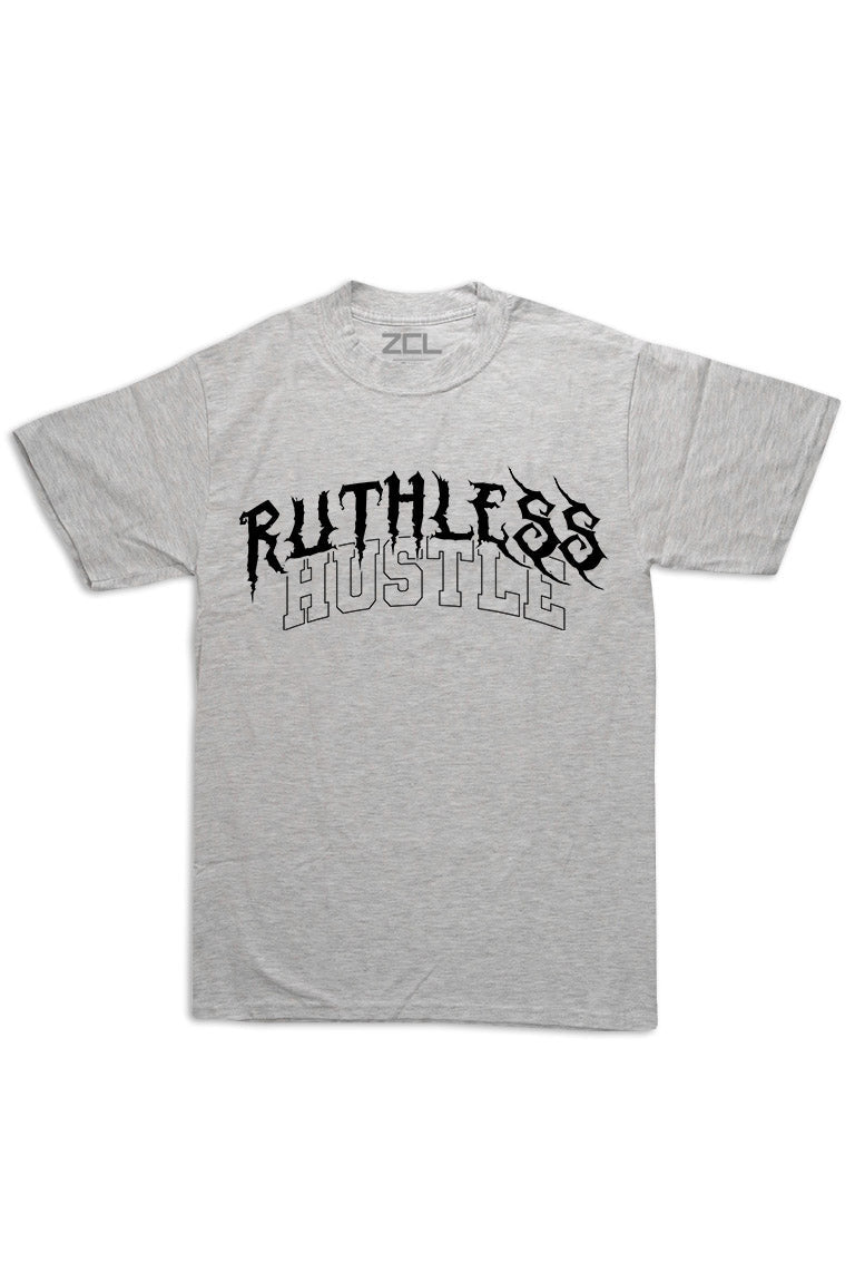 Oversized Ruthless Hustle Tee (Black Logo)
