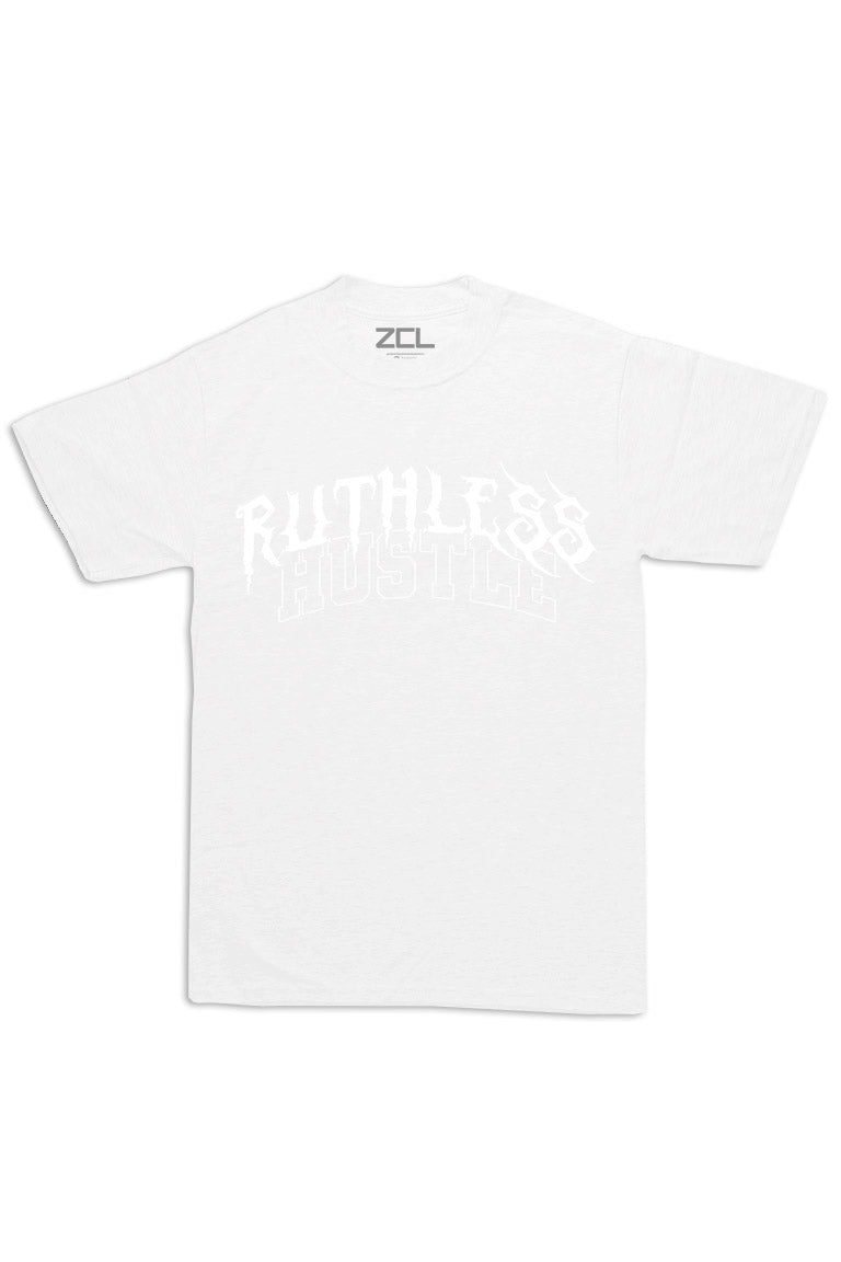 Oversized Ruthless Hustle Tee (White Logo)