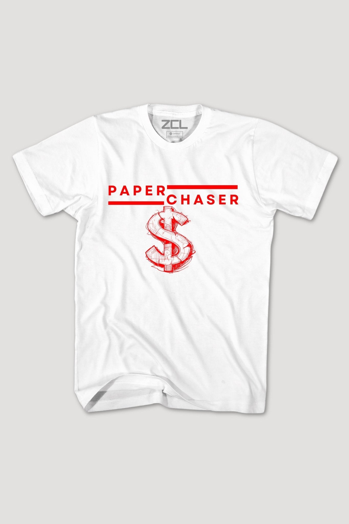 Paper Chaser Tee (Red Logo)